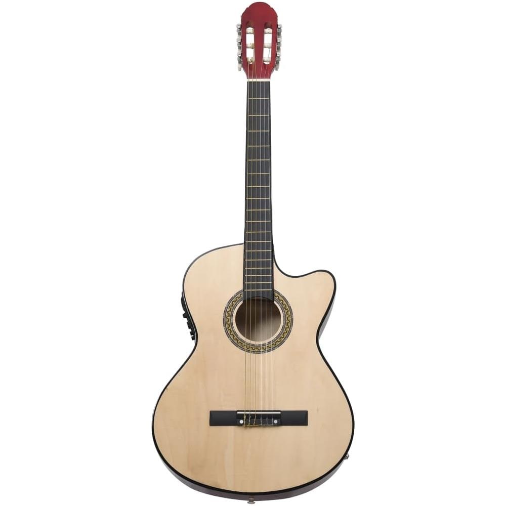 Chitarra Classica Western Cutaway con Equalizzatore e 6 Corde - Foto 2