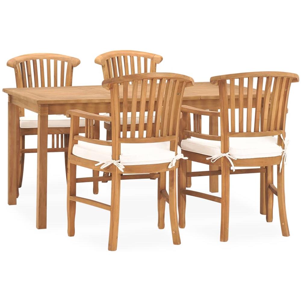 VIDAXL - Sedie Da Giardino Con Cuscini 6 Pz In Legno Massello Di Acacia
