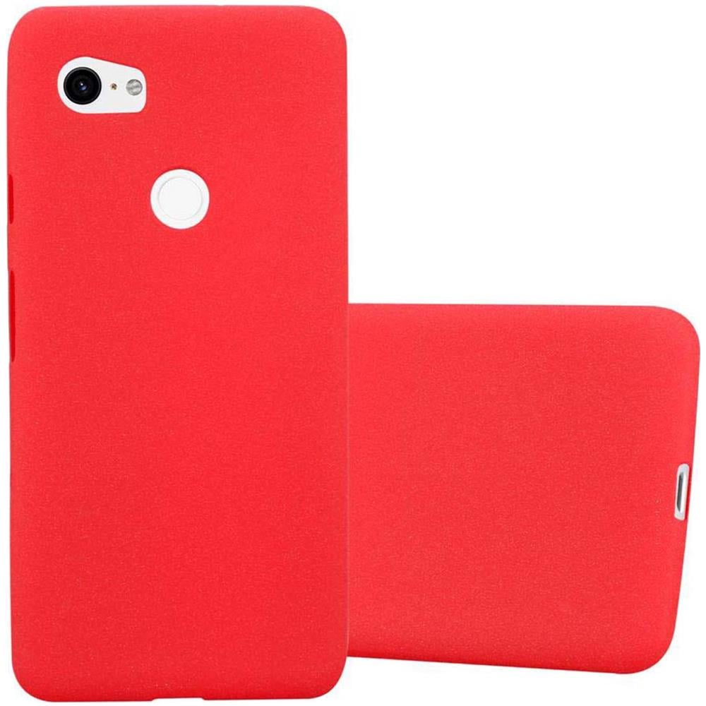 Custodia Compatibile Con Google Pixel 2 Xl In Frost Rosso - Coperchio Protettivo In Silicone Tpu Flessibile - Foto 1