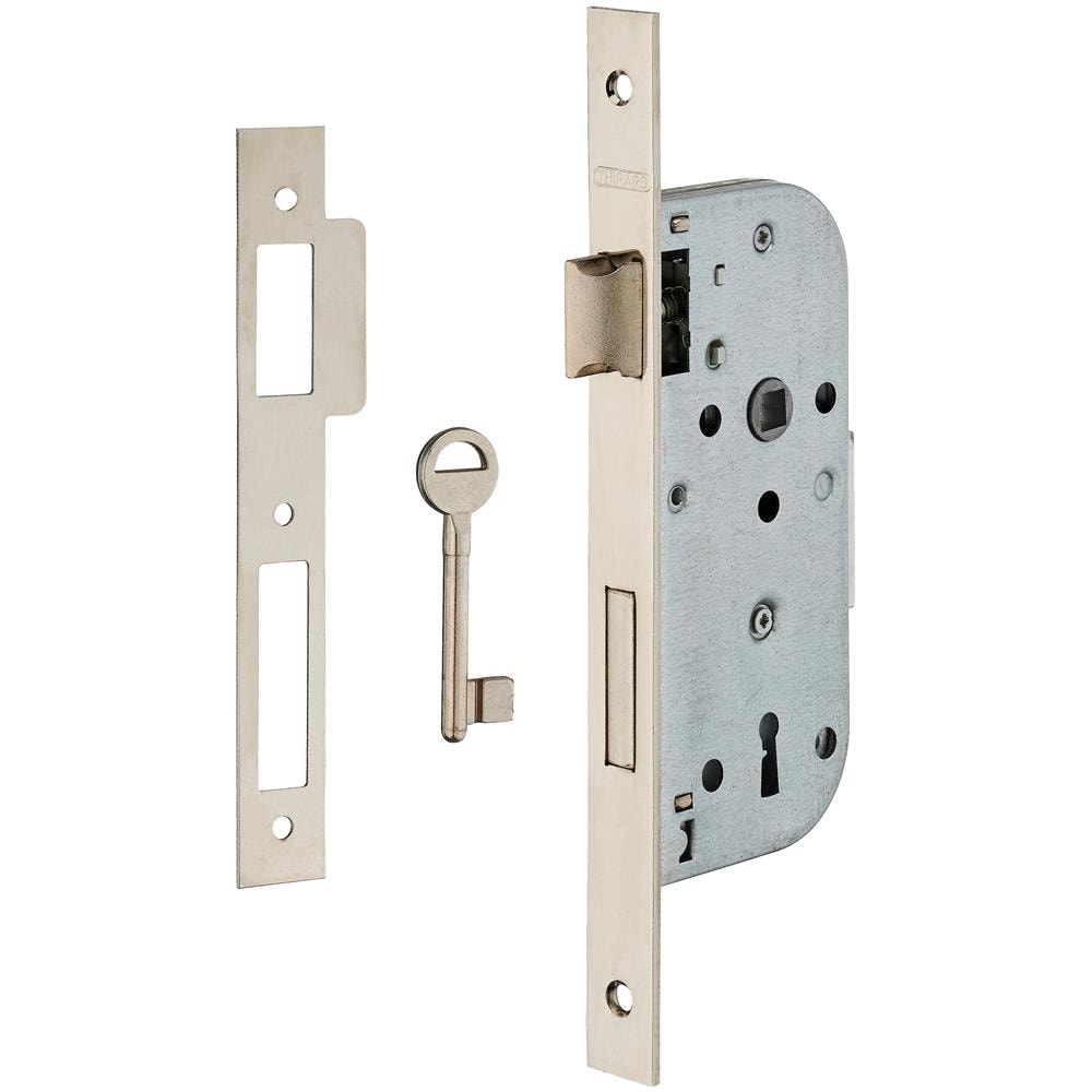 Serratura Da Incasso Per Porta Interna Con Chiave, 1/2 Giro, Asse 40mm, Estremità Quadrate, 1 Chiave - - Foto 1