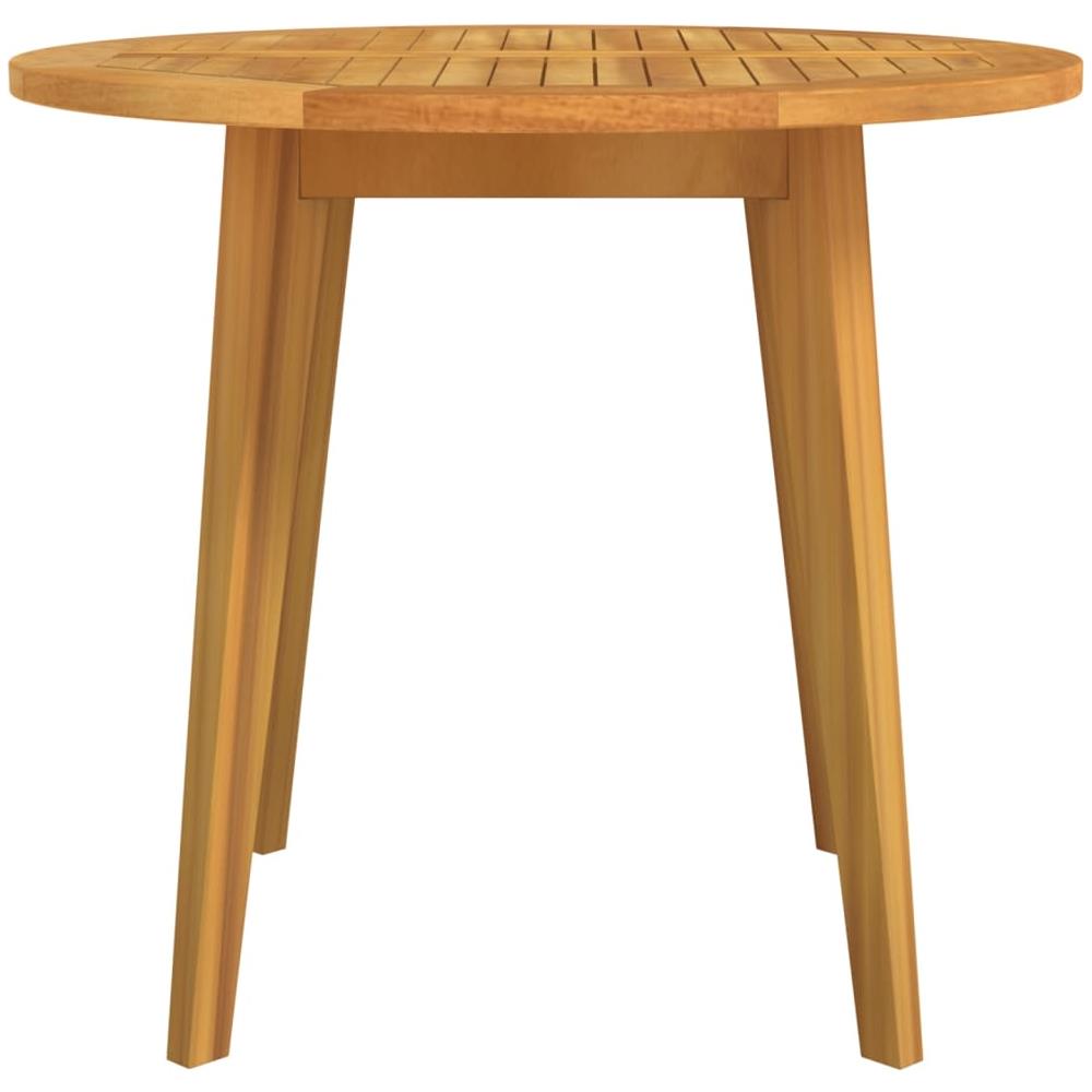 Tavolo Da Giardino 85x75 Cm In Legno Massello Di Acacia - Foto 3