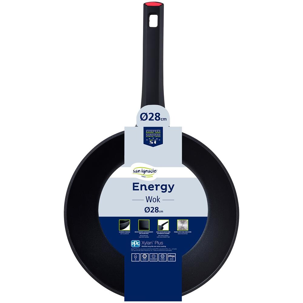 Wok 28x8,5 Cm, Alluminio Fuso, Induzione, Energia - Foto 8