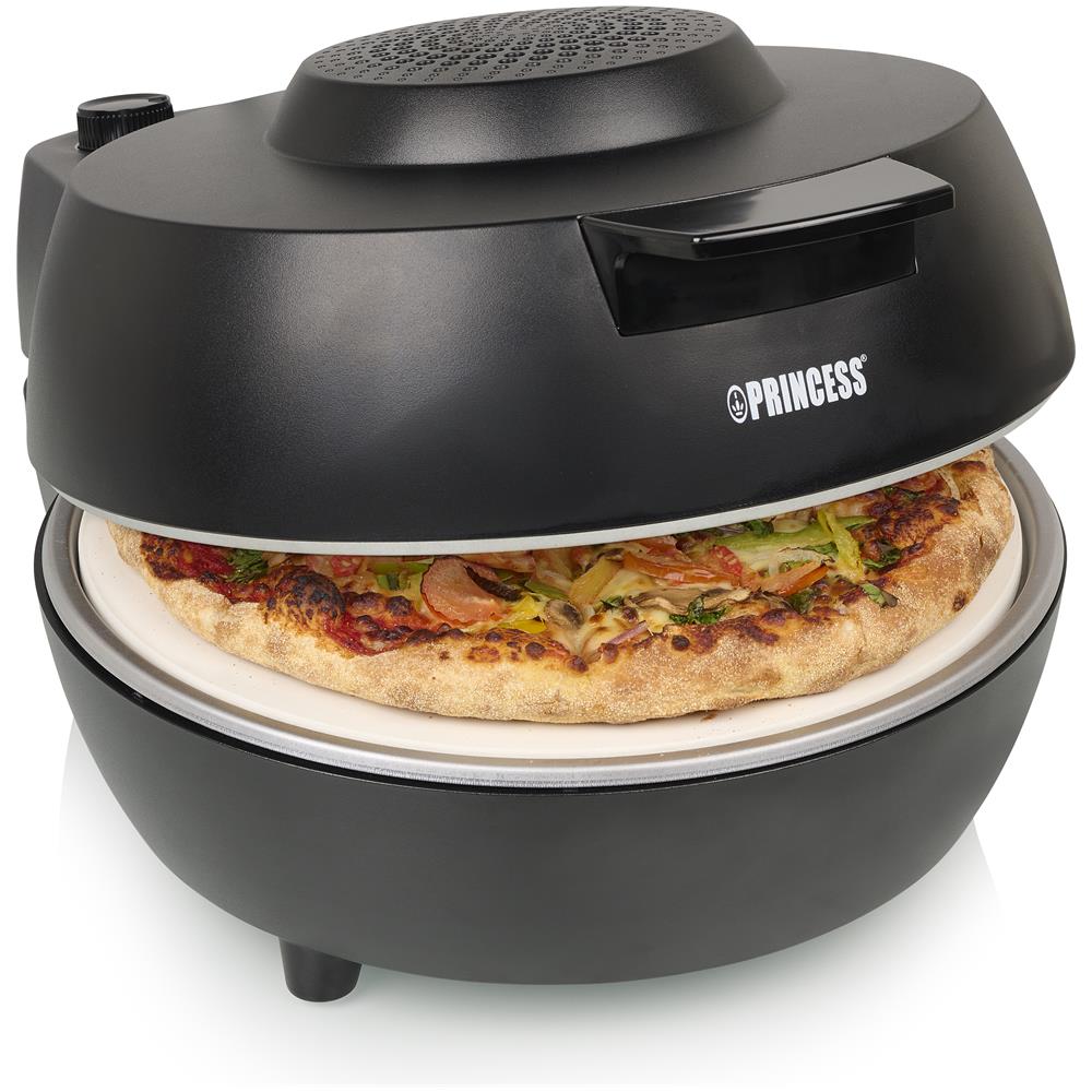 Forno Elettrico per Pizza Pro 115005 con Temperatura Max 400°C Potenza 1200 W Colore Nero - Foto 1