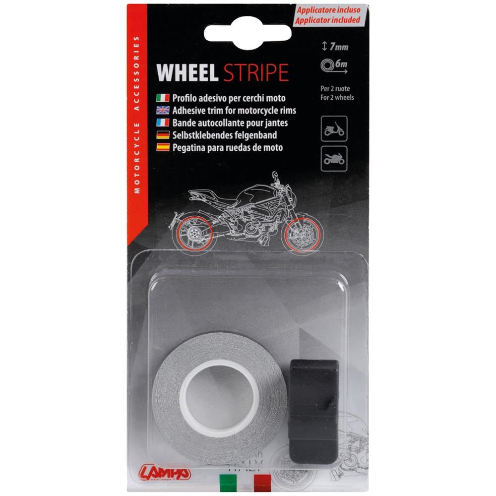 Wheel Stripe Racing, Profilo Adesivo Per Cerchi Ruota - Nero - Foto 3