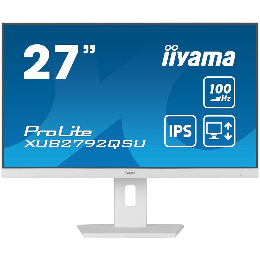 ProLite XUB2792QSU-W6 Monitor PC 68,6 cm (27") 2560 x 1440 Pixel Wide Quad HD LED Bianco - Foto 1