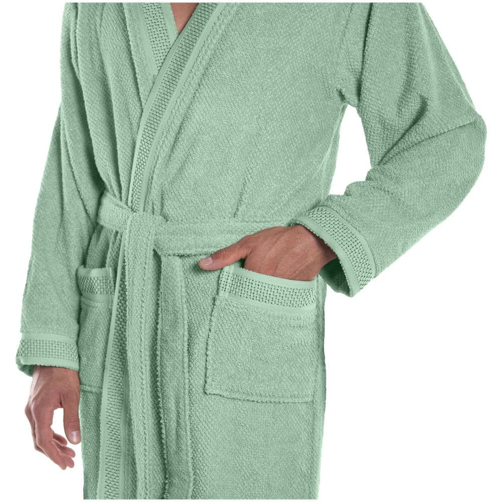 Accappatoio Con Cappuccio Spugnissima Gim In Cotone Colore Verde Misura S - Foto 1