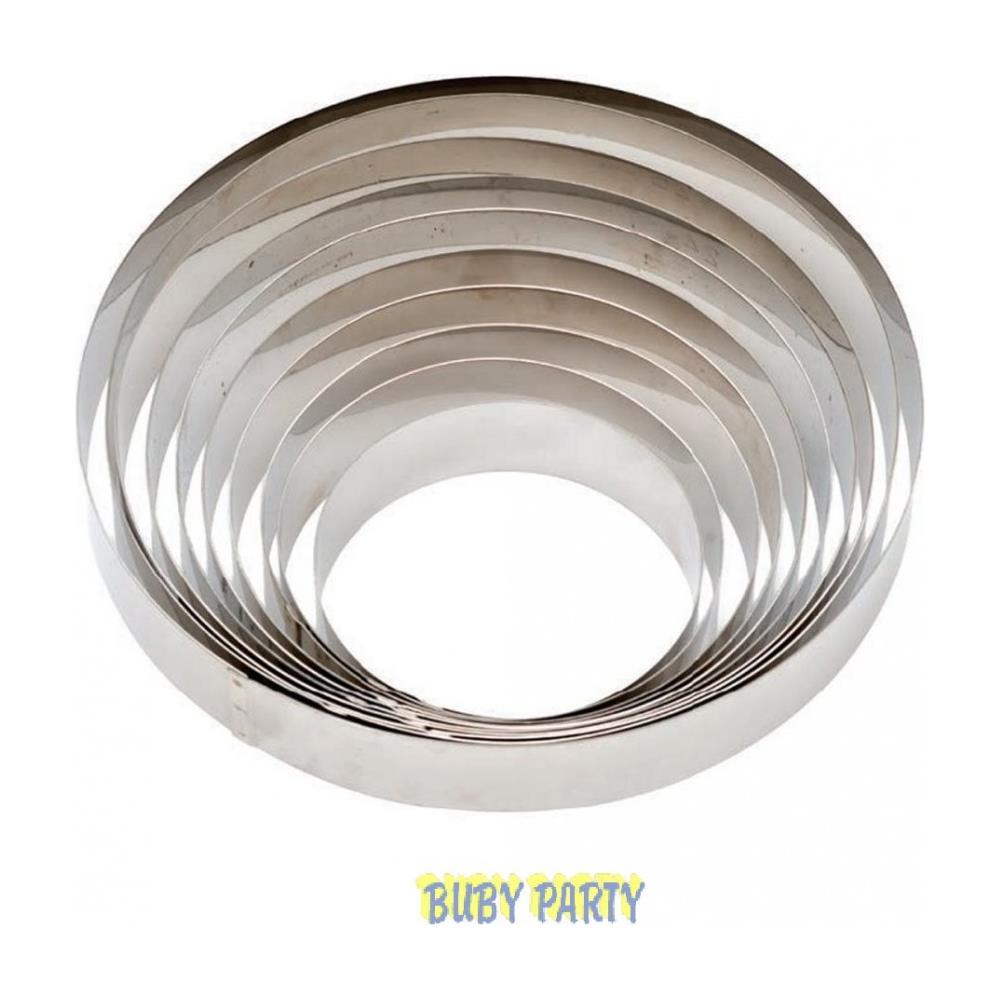 Cerchi In Acciaio Inox Della   4 Cm H - Cm 32 - Foto 2