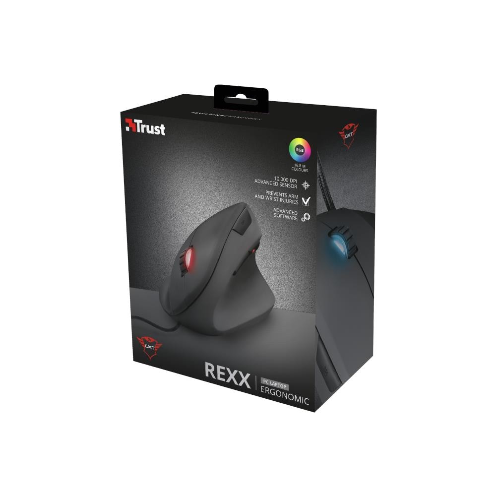 Mouse GXT 144 Rexx Ottico 6 Tasti 10000 DPI Colore Nero - Foto 8