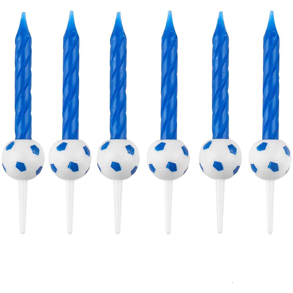 Dekora - 12 Candele Di Compleanno Calcio - Foto 1