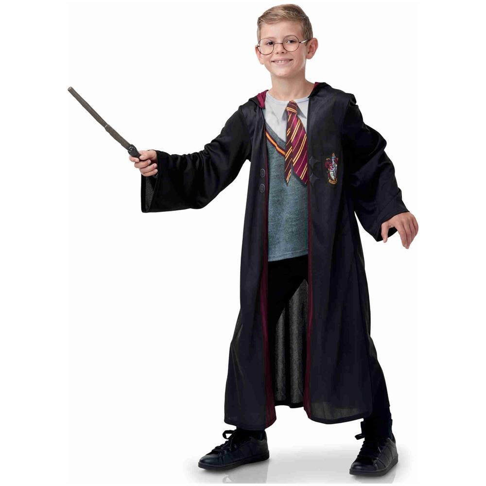 Costume Harry Potter Per Bambino Con Accessori - Taglia: 7/8 Anni (117/128 Cm)  - Foto 1