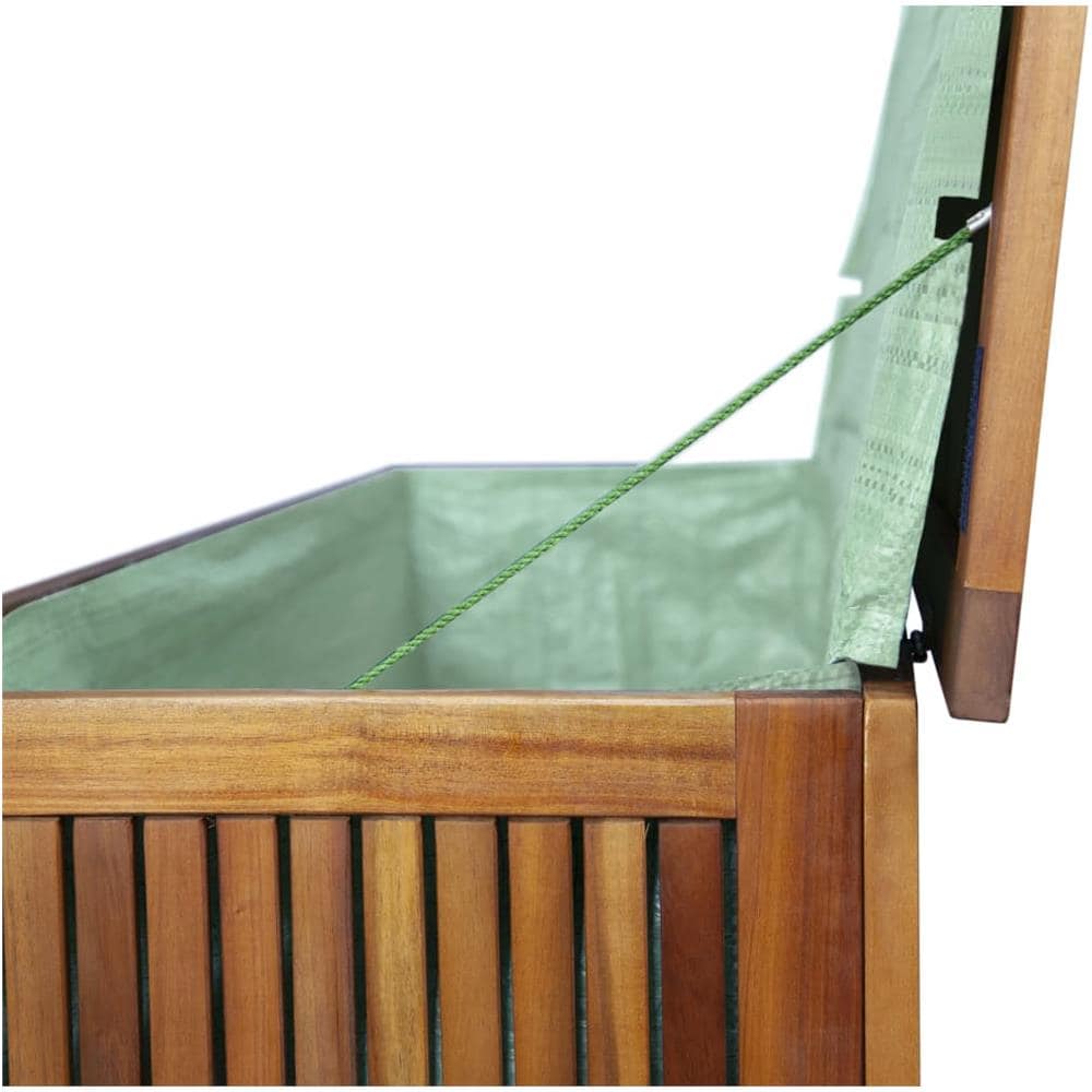 Baule Da Giardino 150x50x58 Cm In Massello Di Acacia - Foto 2