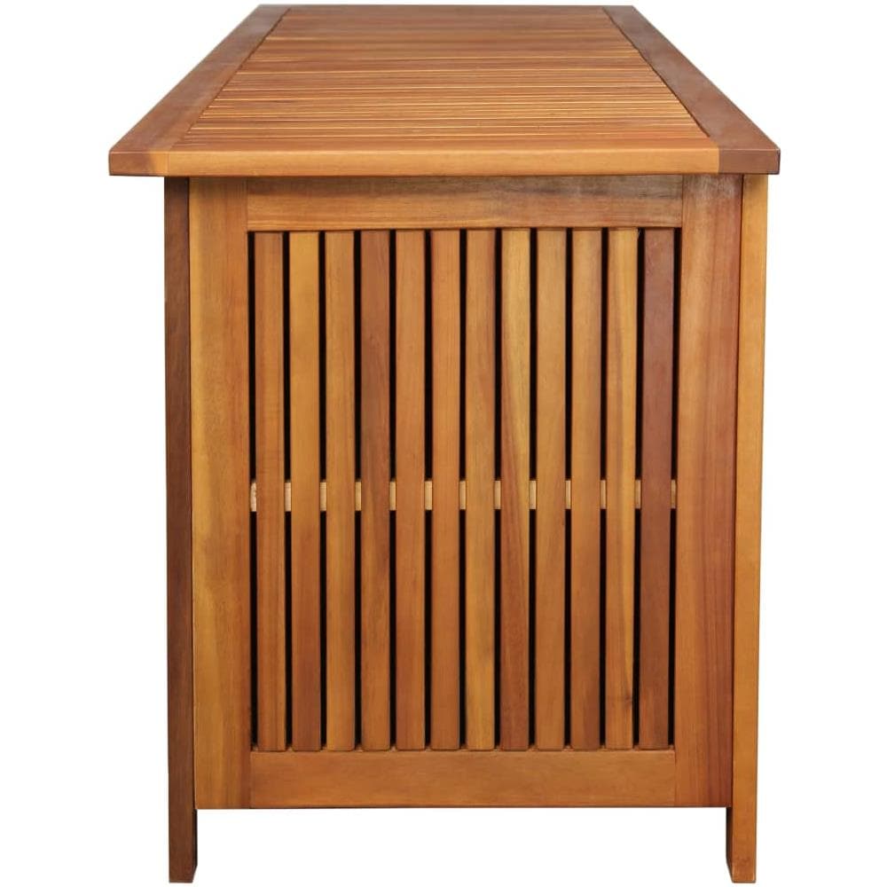 Baule Da Giardino 150x50x58 Cm In Massello Di Acacia - Foto 3