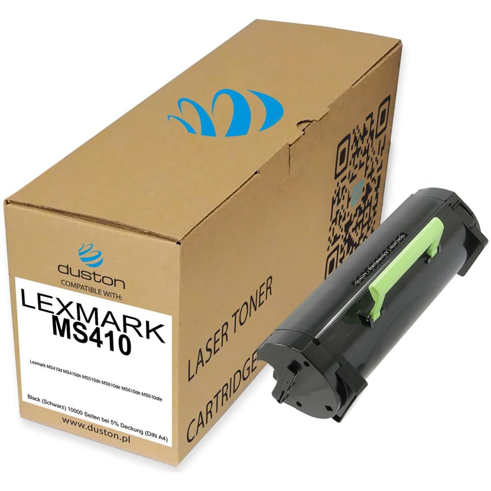 TONER COMPATIBILE - 2x 50f2x00, 502x Negro Compatible Con Lexmark Ms410d Ms410dn Ms510dn Ms610de Ms610dn Ms610dte - Foto 2