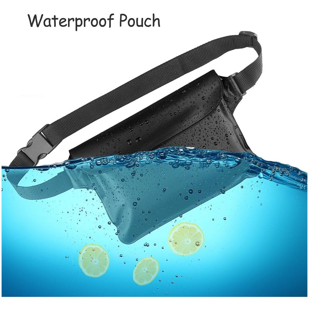 Marsupio Impermeabile Regolabile / Borsa Per Cellulare Nero - Foto 2