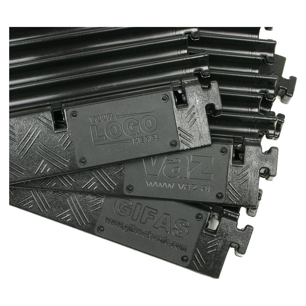 Ponte passacavi Defender Nano 1000 x 280 x 32 mm Colore Nero e Giallo - Foto 4