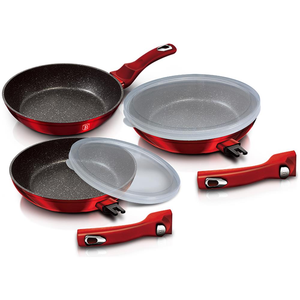 Set Di 3 Pentole In Granito Berlingerhaus Bh-7053 - Foto 1