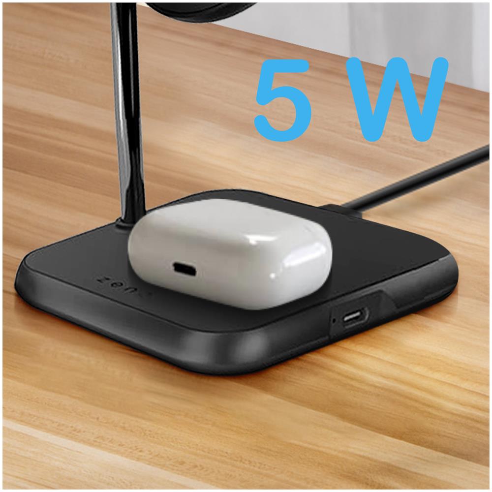 Dock Di Ricarica Magsafe 3 In 1 Con Caricatore Airpods + Porta Usb-c 27w - Foto 6