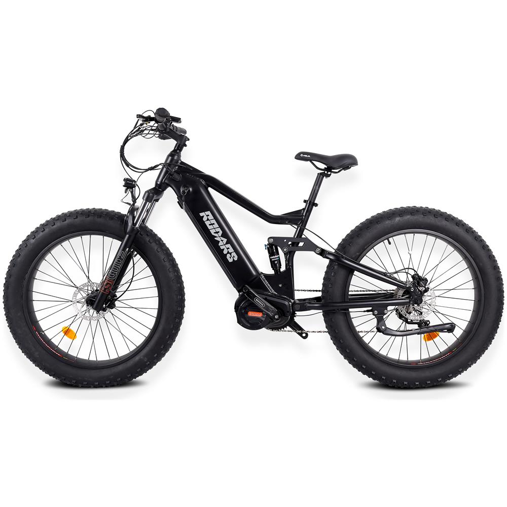 Outrider M620 - Nero Opaco - 1000w / 15ah - Bicicletta Elettrica Mountain Fat Bike A Doppia Sospensione Di Central Motor - Foto 2