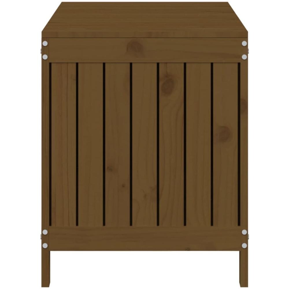 Contenitore Da Giardino Miele 115x49x60 Cm Legno Massello Pino - Foto 2