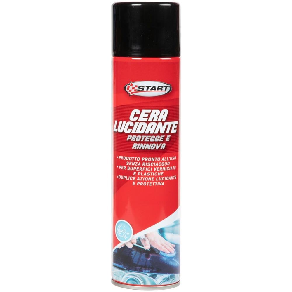 Spray Cera Con Oli Pregiati 400 Ml, Lucida E Protegge Pronto All'uso, Superfici Verniciate E Plastiche - Foto 1