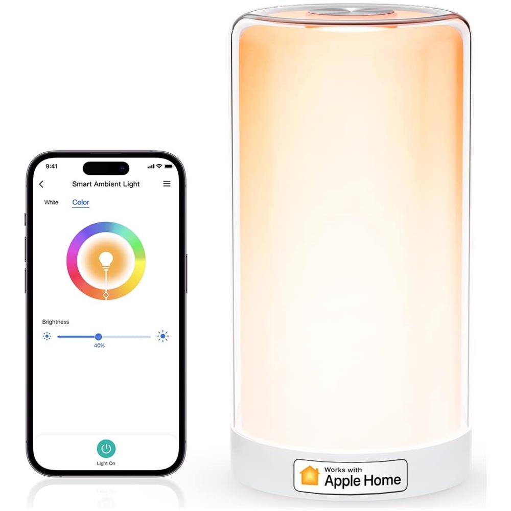 Lampada da comodino a Led Wi-Fi RGBWW dimm Apple HomeKit - Foto 1