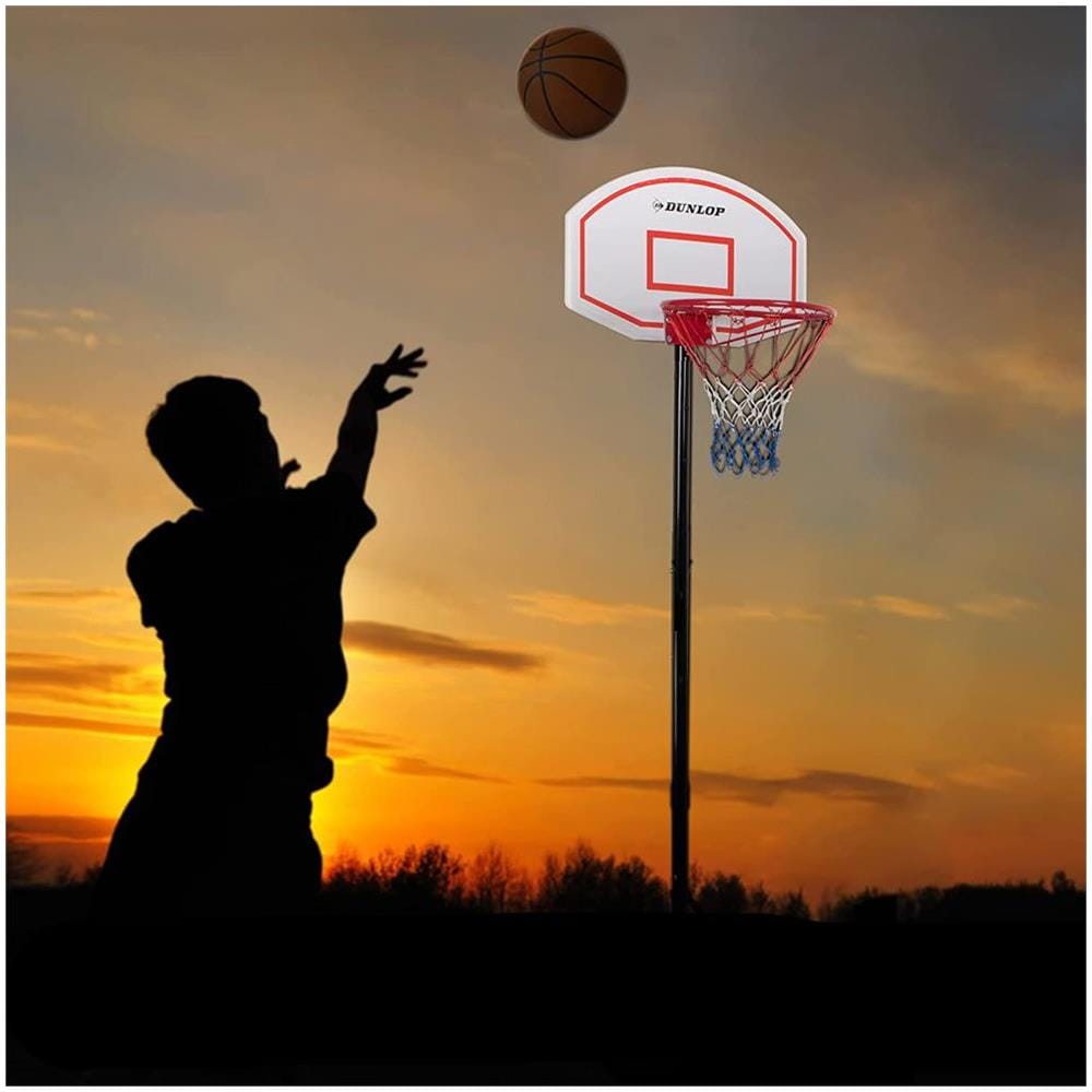 Canestro da Basket Supporto Altezza Regolabile per Esterni Pallacanestro Sport - Foto 4