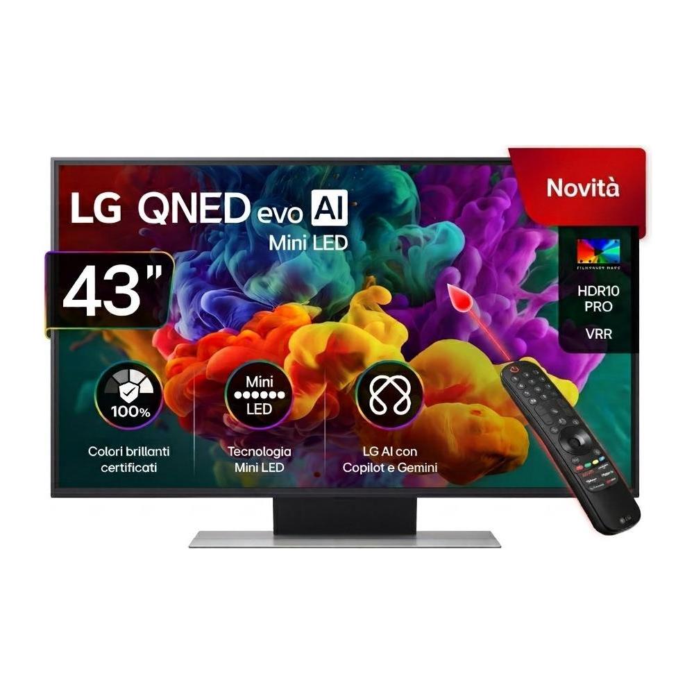 43QNED86B6B.API Smart TV 43'' QNED MiniLED 4K UHD HDR10 webOS 26 Wi-Fi - Foto 1
