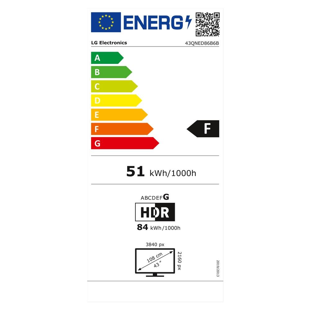 43QNED86B6B.API Smart TV 43'' QNED MiniLED 4K UHD HDR10 webOS 26 Wi-Fi - Foto 2