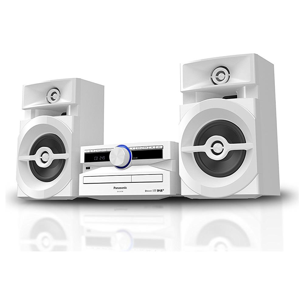 Home Audio Mini System Hi-Fi SC-UX104EG-W Lettore CD Supporto MP3 Potenza Totale 300 W USB Bianco - Foto 6