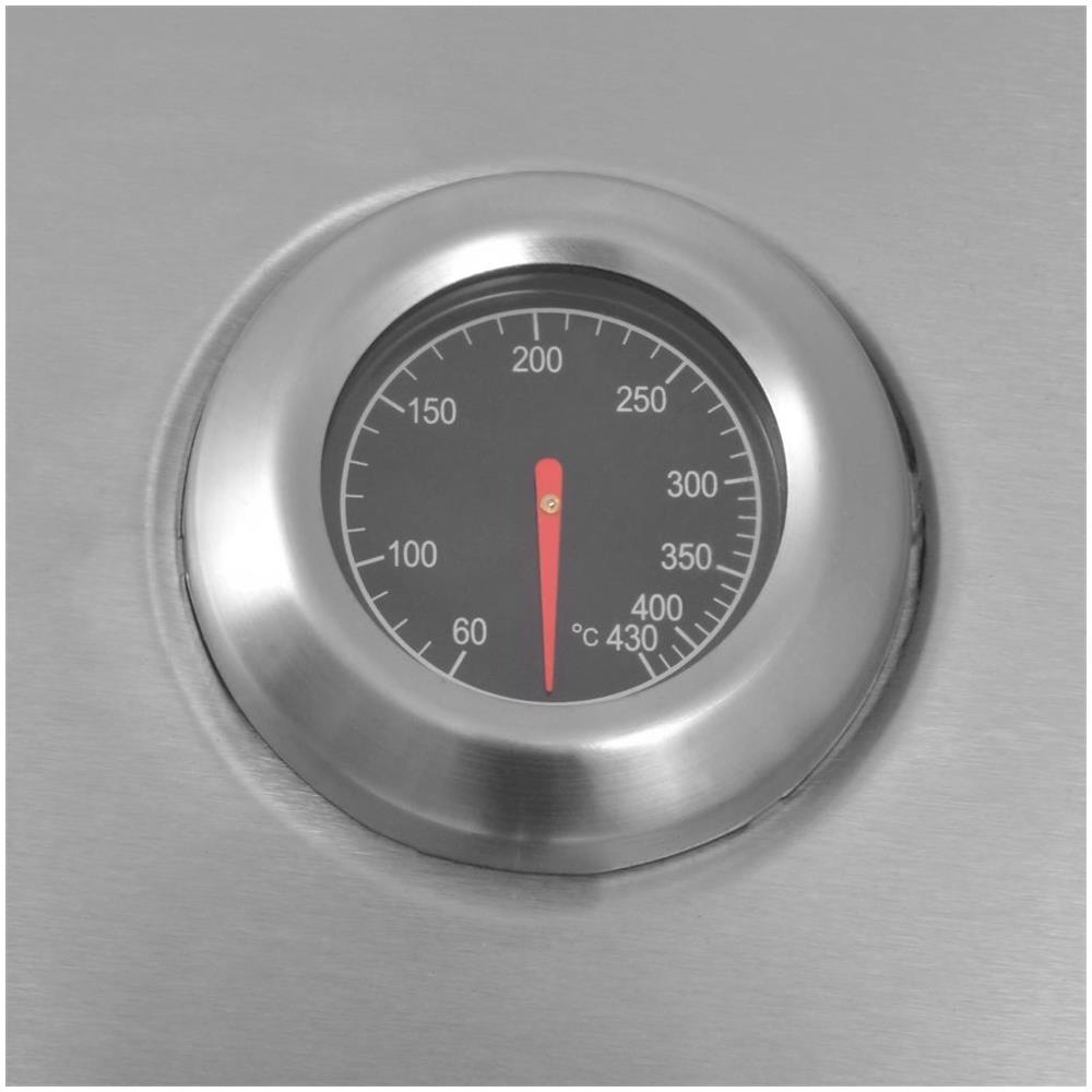 Barbecue Bruciatori 2 + 1 A Gas Con Griglia Nero E Argento - Foto 2