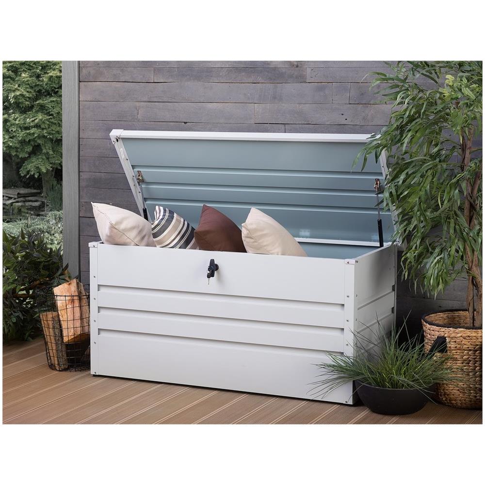 Cesta Da Giardino In Acciaio Grigio Chiaro 132 Cm Cebrosa - Foto 1
