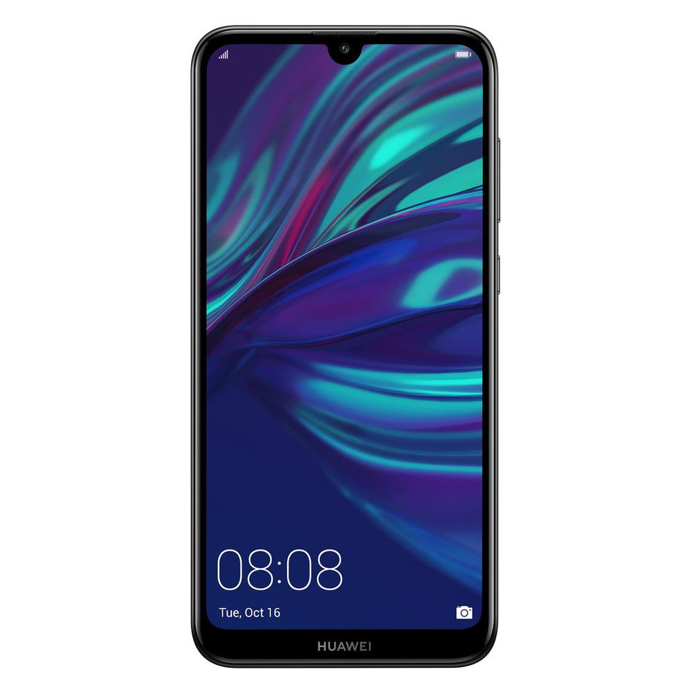 Y7 (2019) Nero 32 GB 4G / LTE Dual Sim Display 6.26" HD+ Slot Micro SD Fotocamera 13 Mpx Android Italia  - Foto 2