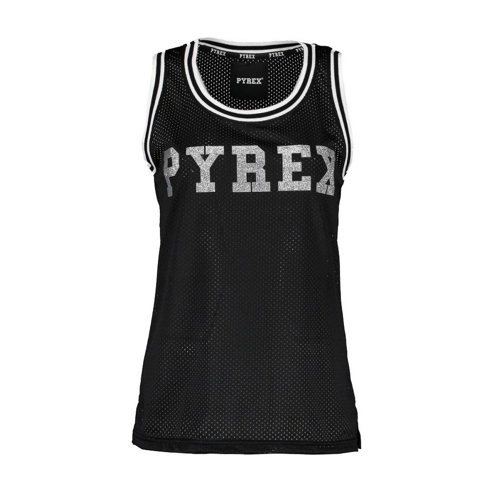 Canotta Donna Rete Glitter - Taglia: Xs - Colore: Nero - Foto 1