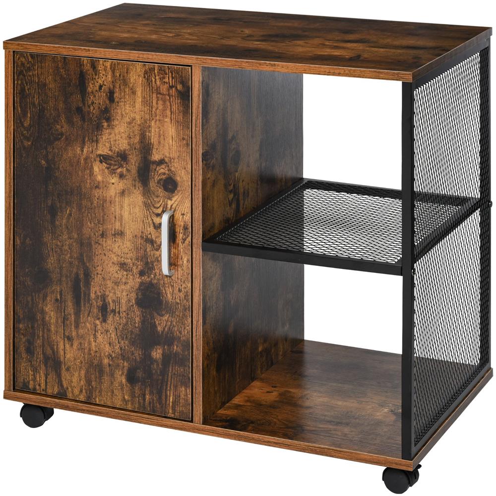 Mobile Multiuso Per Stampante Con Rotelle Stile Nordico Casa E Ufficio - Foto 1