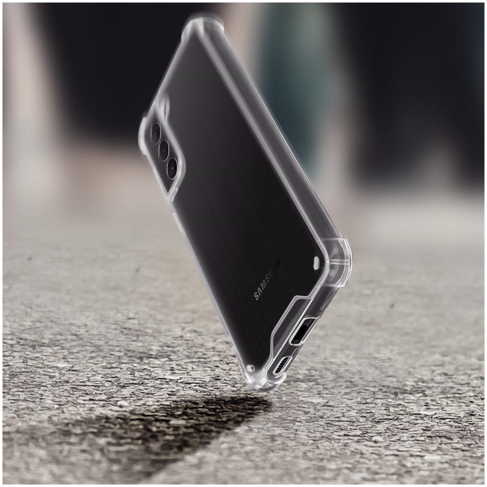 Cover Samsung Galaxy S21 Plus Silicone Flessibile Angoli Bumper Trasparente - Foto 2