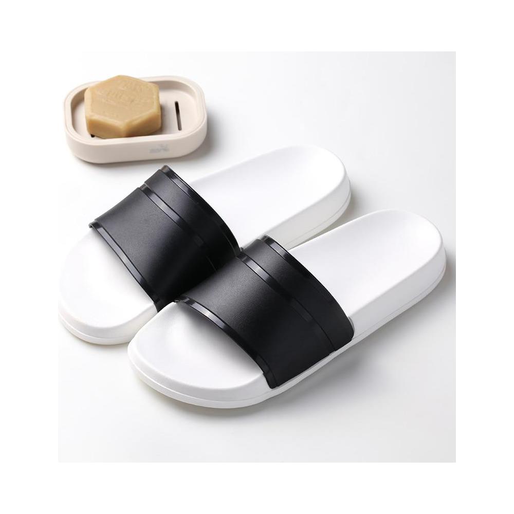 SLOWMOOSE - Scarpe Da Uomo Estive Pantofole, Scivoli Antiscivolo Sandali Da  Bagno Suola Da Donna [ nero Bianco / \u0026#39;47] - ePRICE