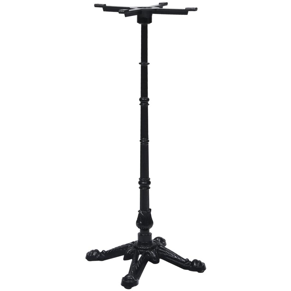 Gamba Per Tavolino Da Bar Nero 52x52x108 Cm In Ghisa - Foto 1