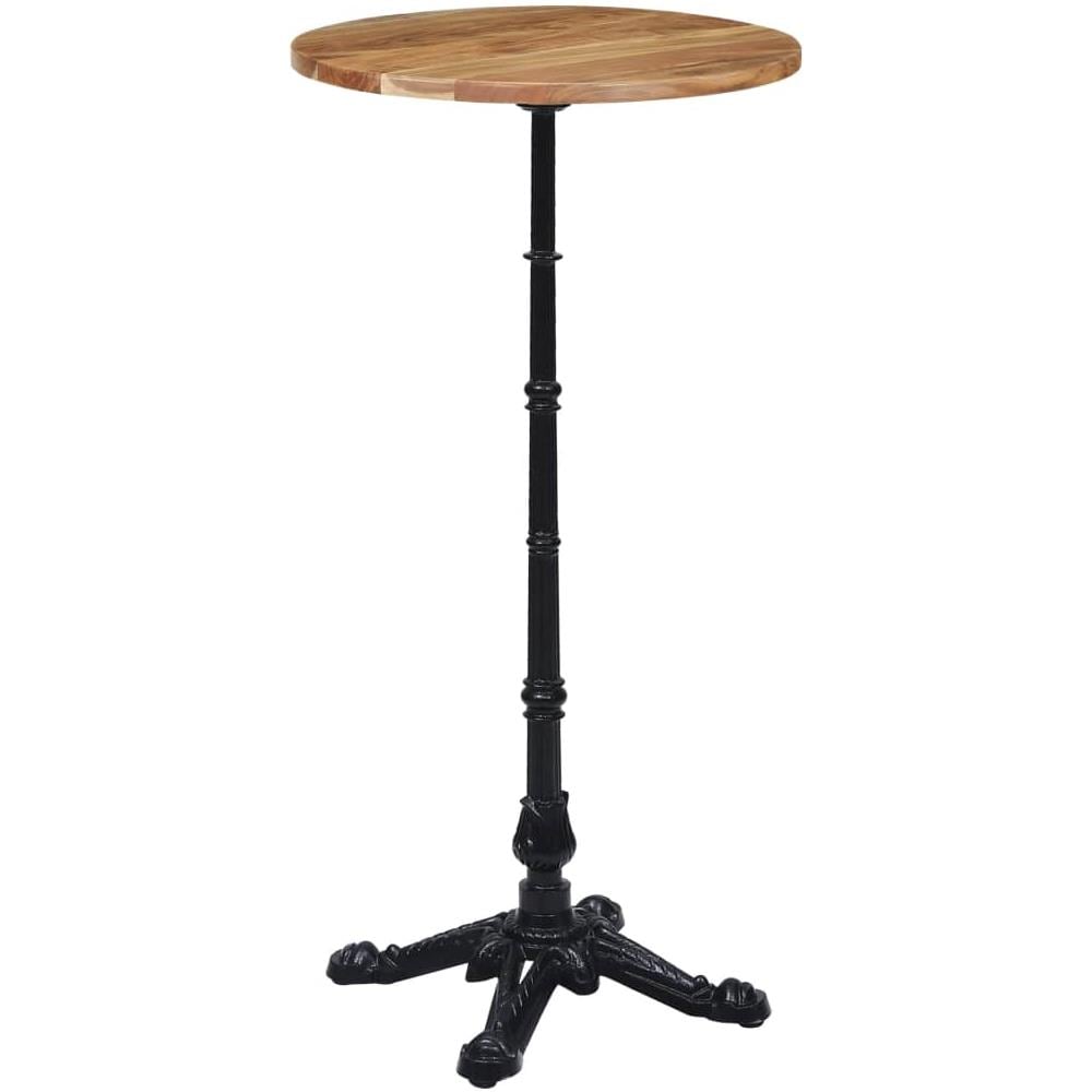 Gamba Per Tavolino Da Bar Nero 52x52x108 Cm In Ghisa - Foto 2