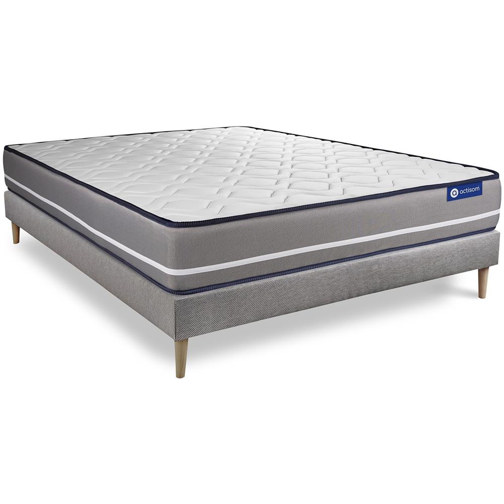 Kit Rete E Materasso Actilatex Pur 120x195cm - Spessore : 20cm - Lattice E Memory Foam - Rigido - Foto 1