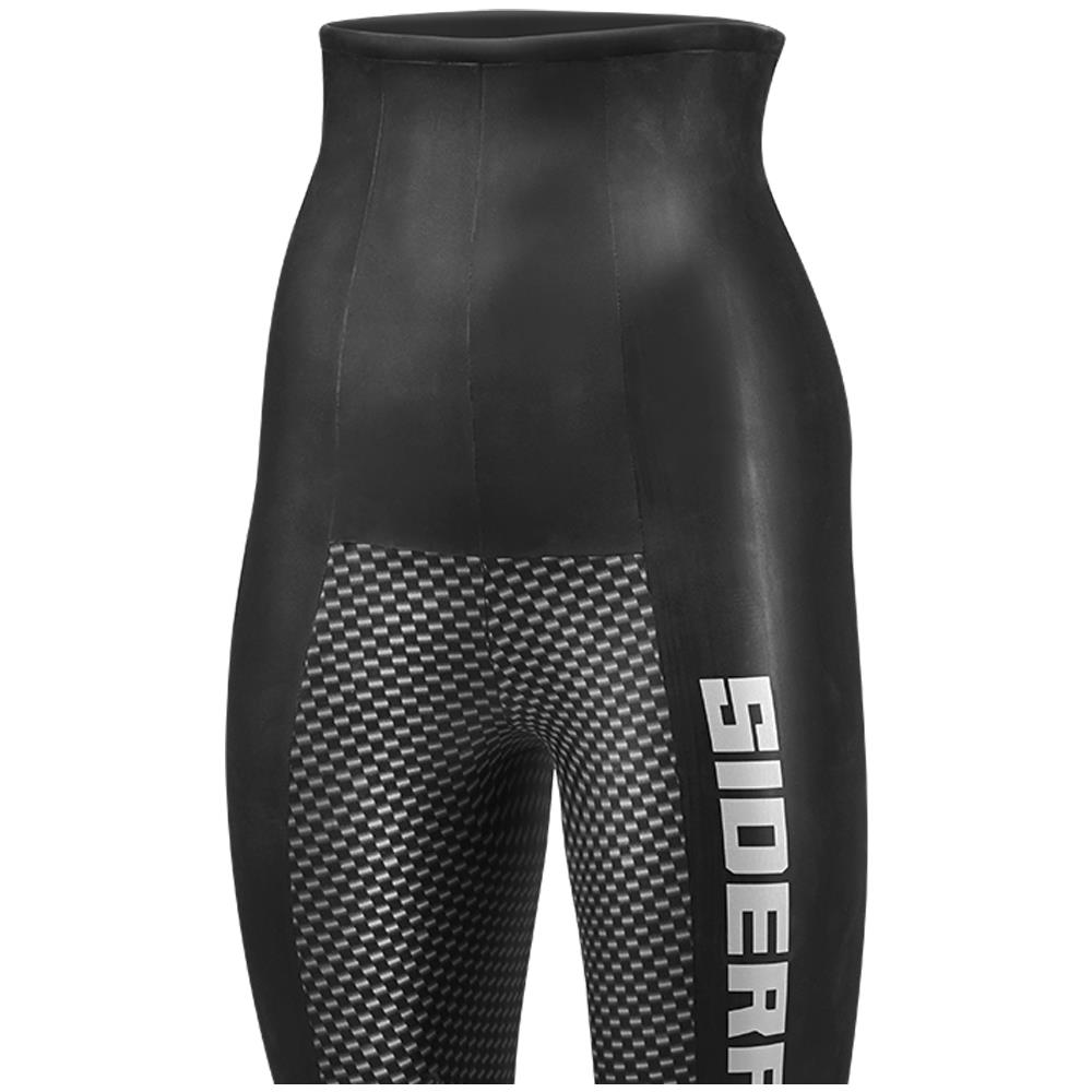 Pantaloni Vita Alta Sideral Donna 3mm Xs Nero / grigio - Foto 3