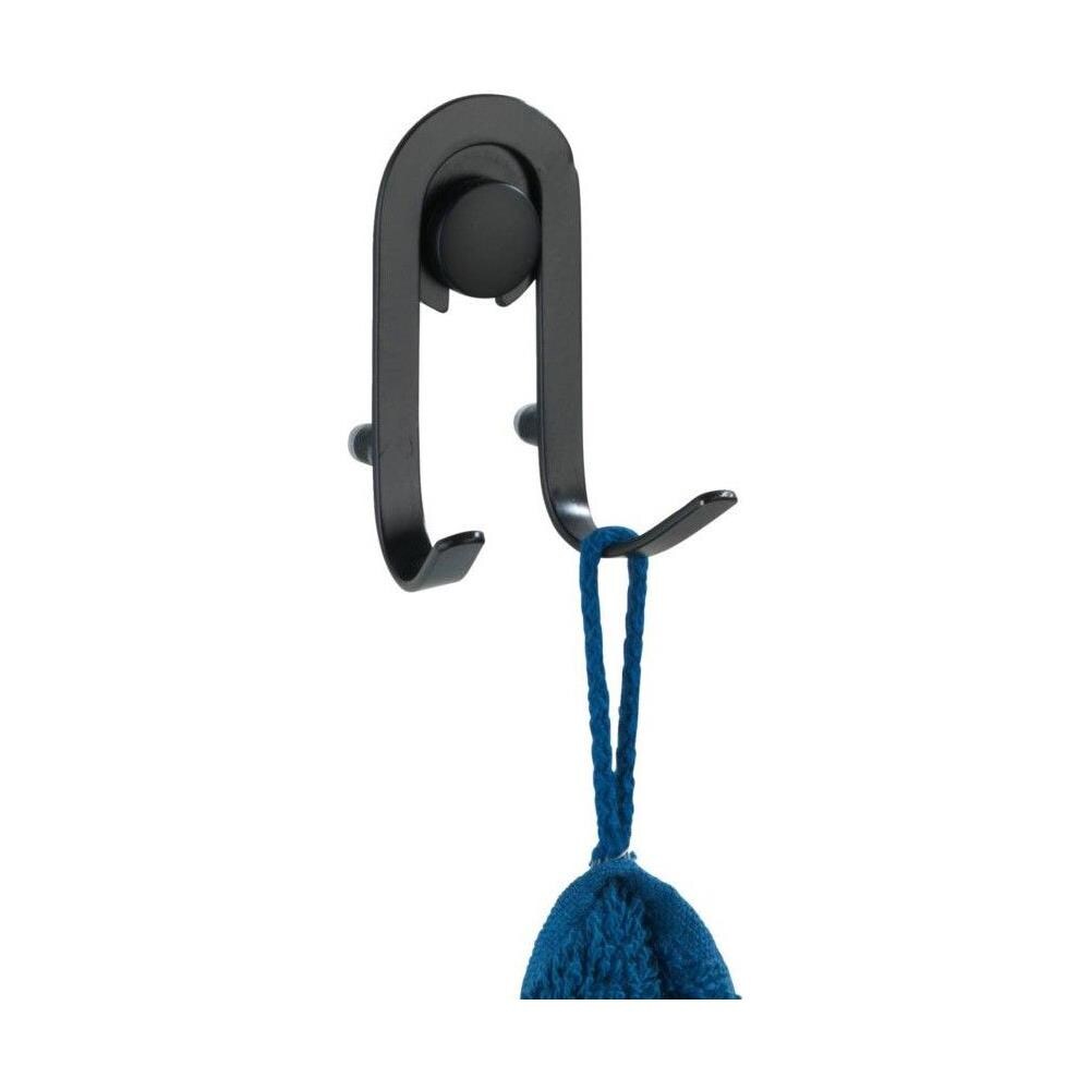 Gancio Bagno, Classic Plus Ganci 2 Pezzi, Colore Nero, - Foto 2