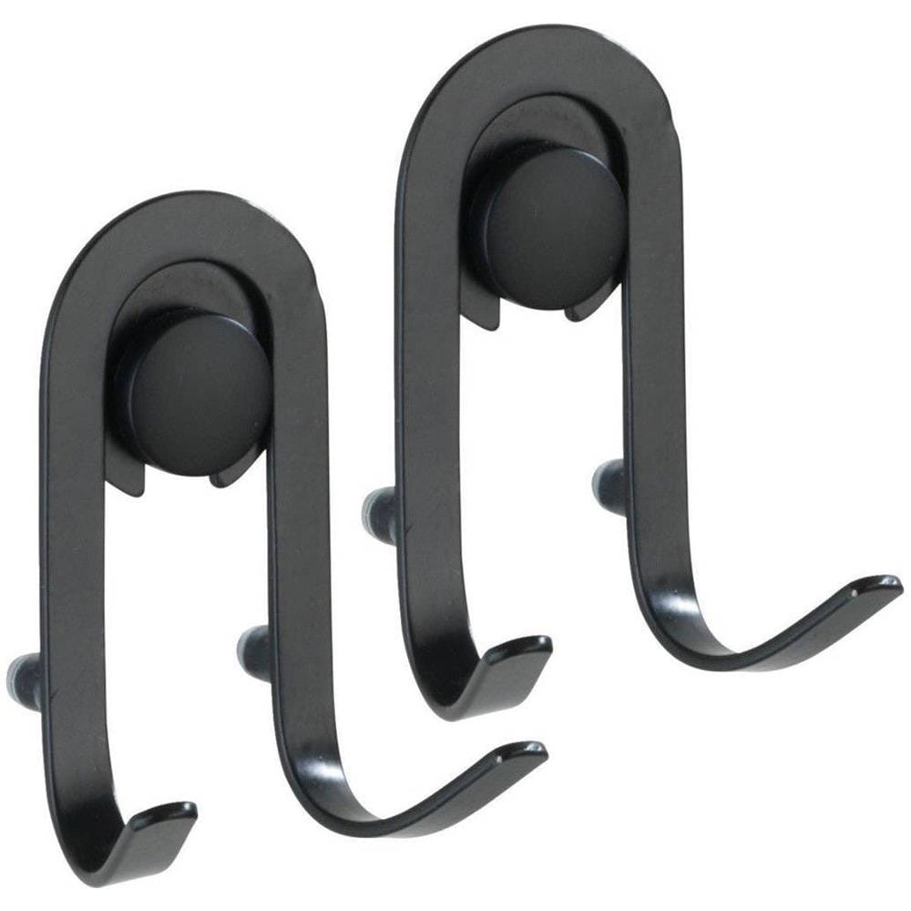 Gancio Bagno, Classic Plus Ganci 2 Pezzi, Colore Nero, - Foto 1