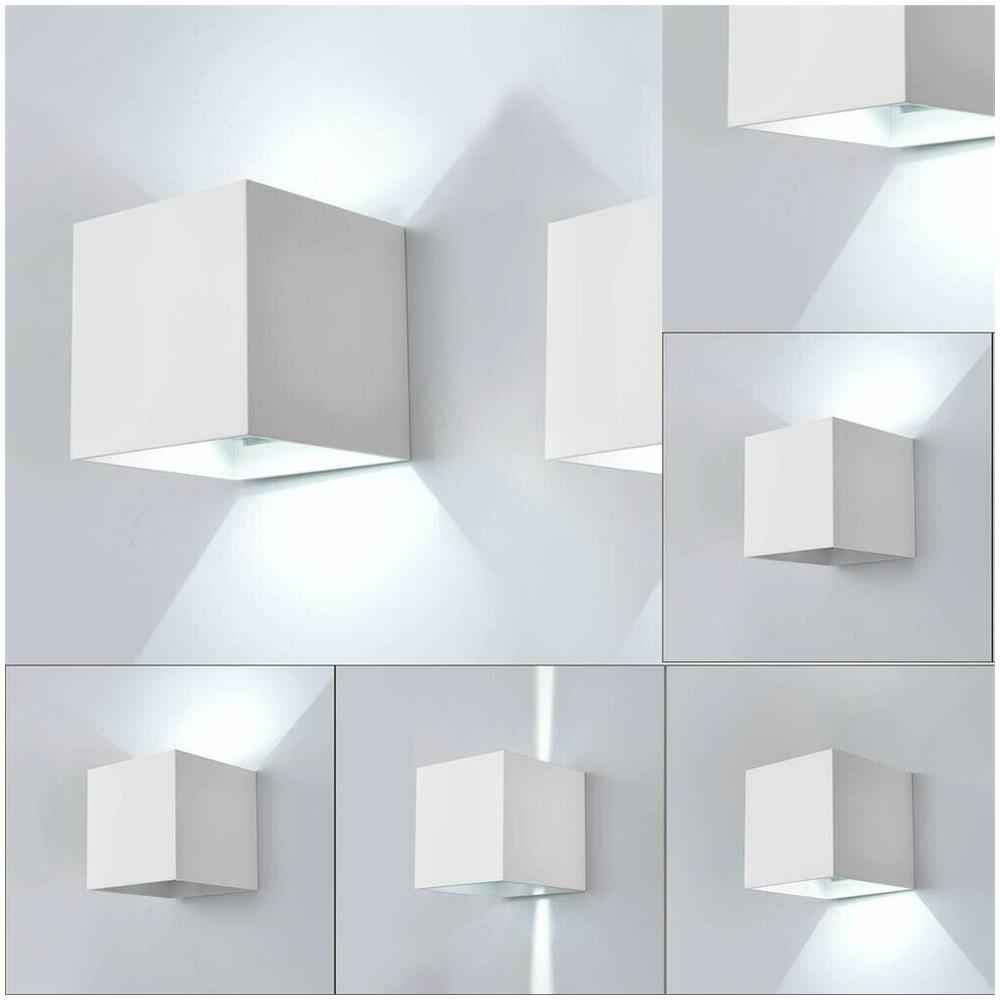 Applique 12 Watt Da Parete Esterno Faretto Led Luce Bianca 6500k Es46bf - Foto 2