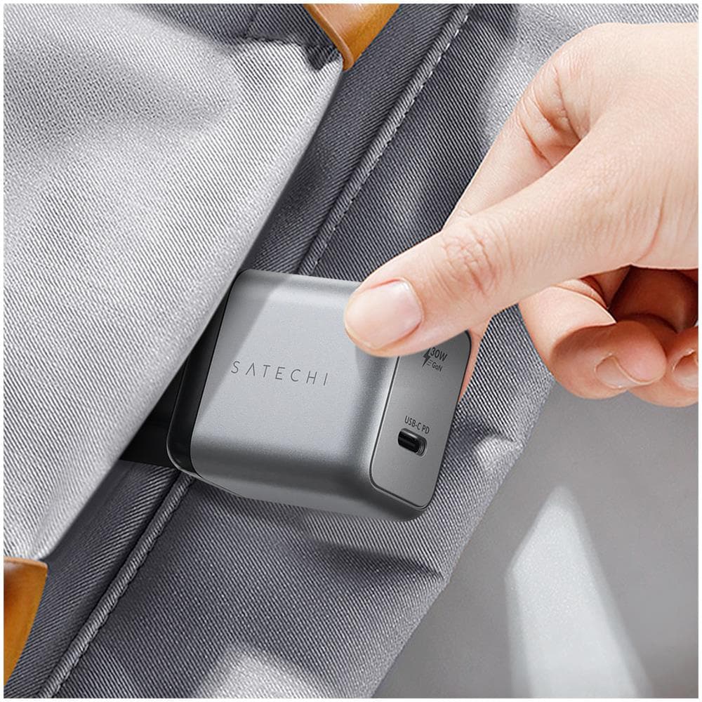 Caricatore da Muro ST-UC30WCM-EU Gan USB PD da 30 W Grigio - Foto 5