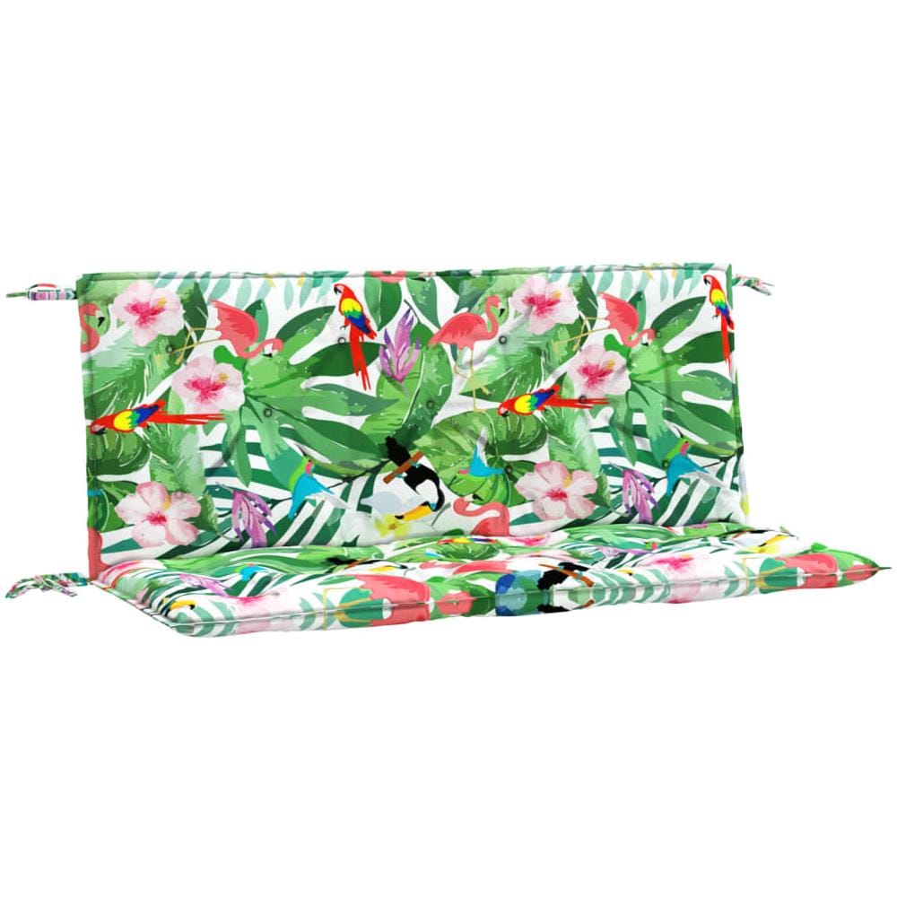 Cuscini Panca Da Giardino 2pz Multicolore 120x50x7cm In Tessuto - Foto 2