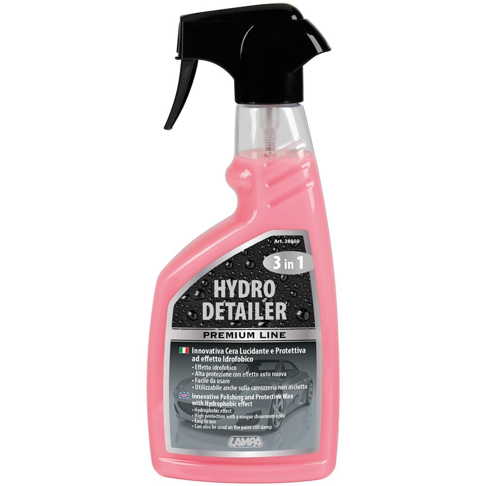 Hydro Detailer, Innovativa Cera Lucidante E Protettiva Ad Effetto Idrofobico - 500 Ml - Foto 1