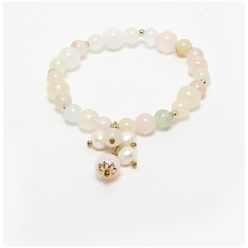 Braccialetto Boho con Perle Elasticizzato - Foto 1