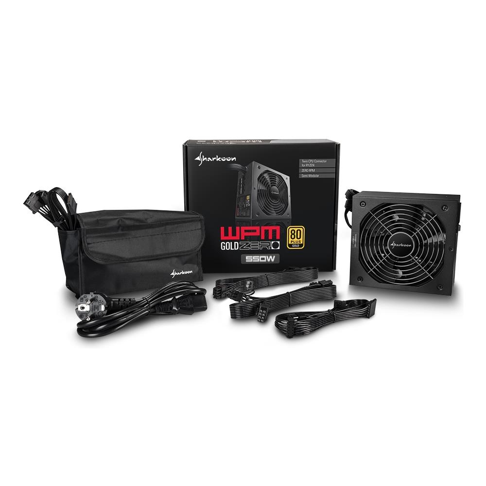 Alimentatore PC WPM Gold Zero 80 PLUS Gold ATX 2.3 550W Colore Nero - Foto 4