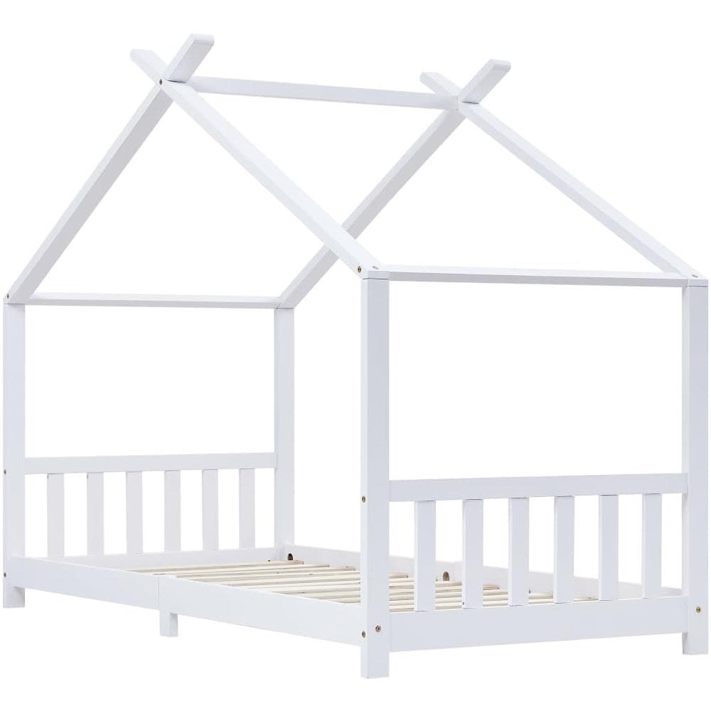 Giroletto Per Bambini Bianco In Massello Di Pino 70x140 Cm - Foto 2