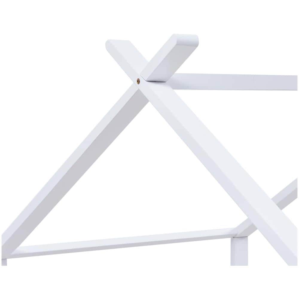 Giroletto Per Bambini Bianco In Massello Di Pino 70x140 Cm - Foto 7